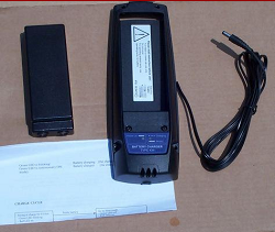Scanreco transmitter battery with its charger